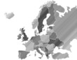 Carte Europe Camaieu Argent Métal Carte Europe Camaieu Argent Métal