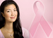Asian Woman Supporting Breast Cancer Awareness Asian Woman Supporting Breast Cancer Awareness