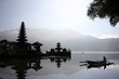 Reflections on the Bratan Lake, the Pura Ulu Danau temple Reflections on the Bratan Lake, the Pura Ulu Danau temple