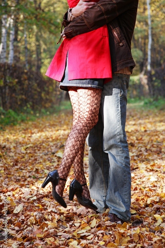 Couple in the park