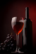 wine grape glass bottle
