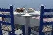 Taverna, Tisch auf Santorin Taverna, Tisch auf Santorin