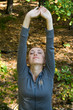 stretching