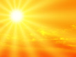 canvas print picture - sunbeam