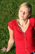 Young Woman Enjoying Music