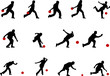 bowling silhouettes bowling silhouettes