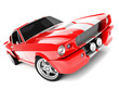 Red Classical Sports Car Red Classical Sports Car