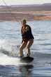 Girl Wakeboarding at Lake Powell