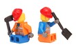 Two lazy blue-collar workers