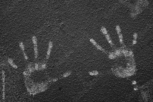 Photo: Handprints on Wall Handprints on Wall