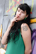 Smoking girl