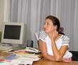 woman at office