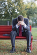 Worried businessman