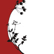 red & white floral background (vector format) red & white floral background (vector format)