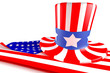 american flag and hat american flag and hat