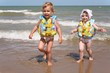 children on beach