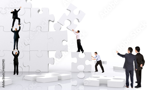 Photo: business team work business team work
