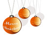 goldene weihnachtskugel