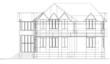 sketch of house