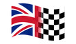 uk and racing flag