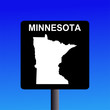 Minnesota highway sign Minnesota highway sign
