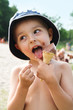The boy and ice-cream