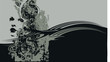 vector grunge background with the female face