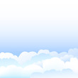 Ciel nuageux - illustration Ciel nuageux - illustration