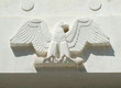 aigle sculpté dans la pierre