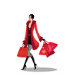 VERY cute shopping girl