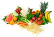 Vegetables and Fruits Arrangement Vegetables and Fruits Arrangement