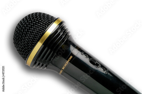 Photo: Microphone with clipping path Microphone with clipping path