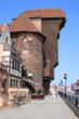Gdansk - wooden crane from the 13th century