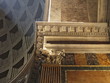 die decke vom pantheon in rom