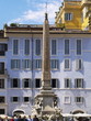 obelisk auf dem platz rotonda in rom