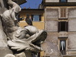 obelisk brunnen platz rotonda in rom