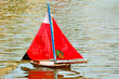 France, Paris: Little toy boat France, Paris: Little toy boat
