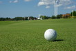 Golfcourse with a golfball Golfcourse with a golfball