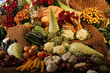 Herbstdekoration Erntedank