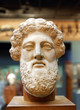 Photo: ancient Greek sculpture, bearded head of Zeus ancient Greek sculpture, bearded head of Zeus