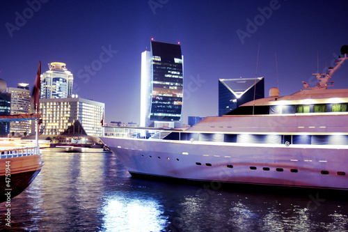 Yatch in Dubai creek, united arab emirates