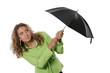 girl with umbrella