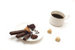 Coffee, chocolate and cinnamon