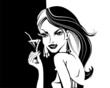 Gorgeous party girl