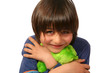 Foto: Junge mit Teddy Junge mit Teddy