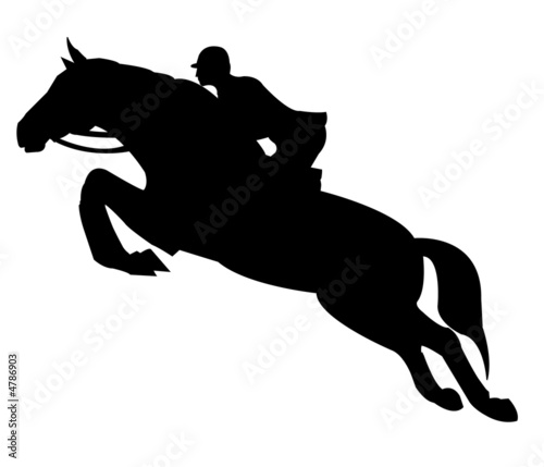 jumping horse-silhouette