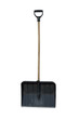 snow shovel from the front isolated on white snow shovel from the front isolated on white