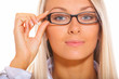 Foto: Business woman with spectacles Business woman with spectacles