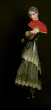 Decadanse with a red fan Decadanse with a red fan