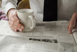 Zeitung lesen